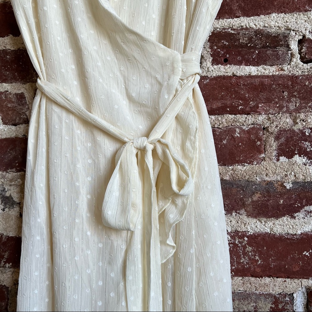 Lulu’s Ruffle Wrap Midi Dress - Picture 6 of 9
